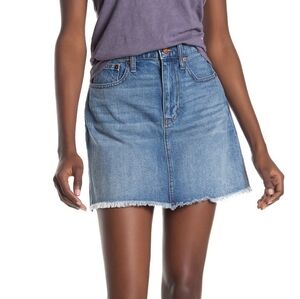 Madewell McCarren Denim Y2K Mini Skirt Size 30